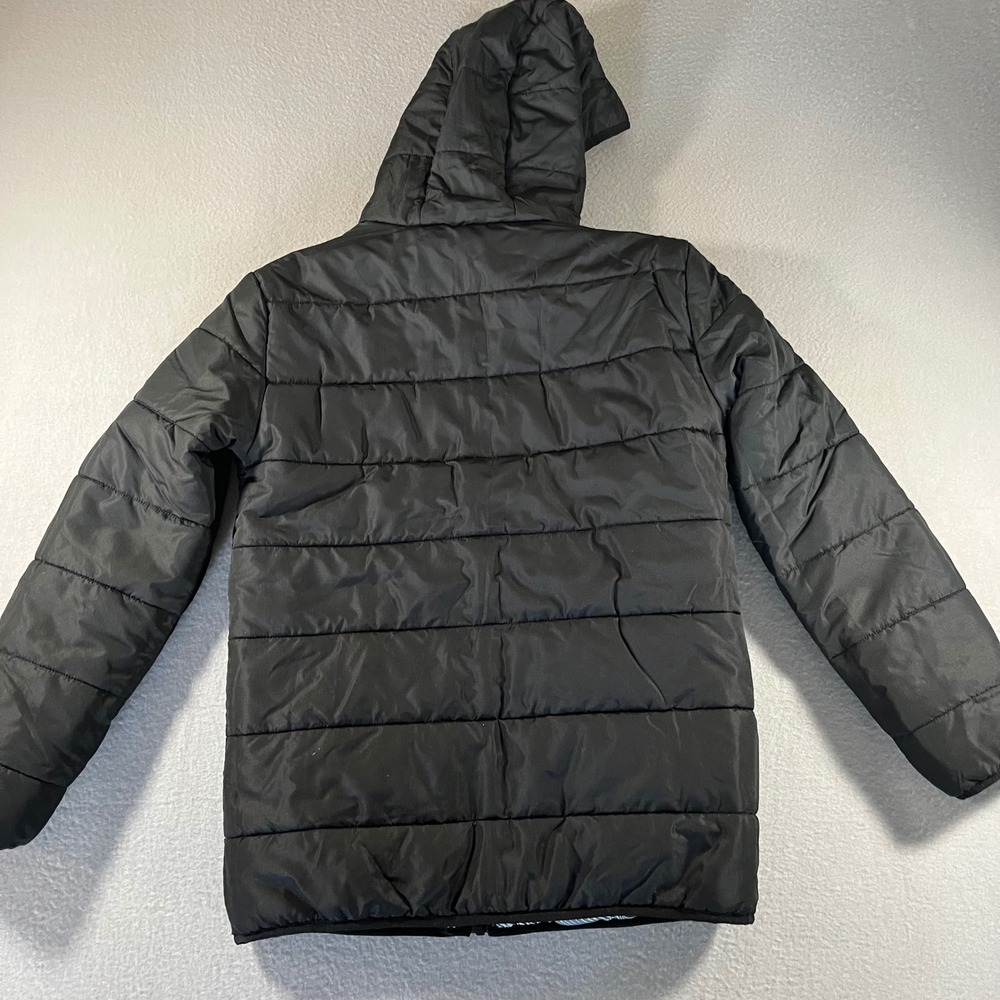Under Armour boys‎ Reversible pronto Puffer Jacket Black Grey Hooded Youth XL - Picture 4 of 10